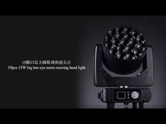 19pcs 15W LED Wash Moving Head per Show Events Noleggio