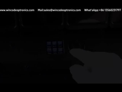 12pcs 60W LED Swinging Beam Matrix Wash Moving Head Bar Light per Tour Show Musica Festival Festival Lig