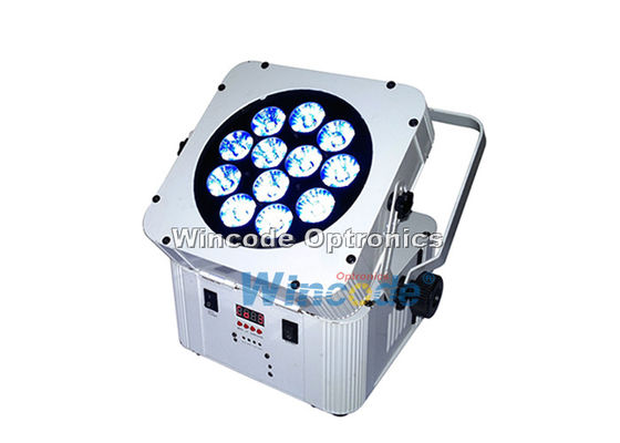 Un buon prezzo. 12×18W Batterie Alimentate Luci da palco RGBWA + UV 5 In 1 Suono Attivo Per Eventi Dj in linea