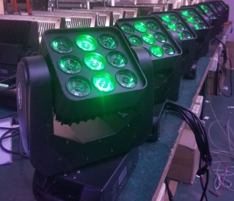 Un buon prezzo. 9*12W LED Mini Color Wash Moving Head Controllo della pixel mapping Illuminazione del palco in linea