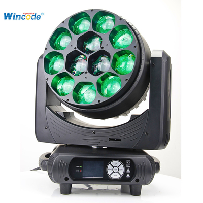 Un buon prezzo. 12×40W LED Moving Head Light con funzione di pixel Zoom Effetti di lavaggio del fascio in linea