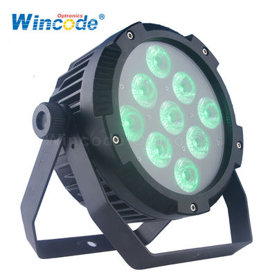 Un buon prezzo. 9*18W 6 in 1 colori luci da palco a batteria per eventi / matrimoni in linea
