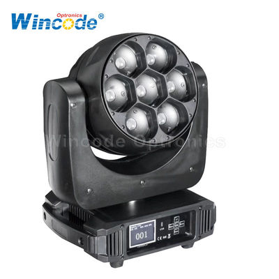 Un buon prezzo. 7×40W LED Moving Head Light con Zoom Pixel Function Effetti di lavaggio del fascio in linea