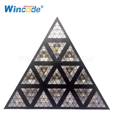 Un buon prezzo. 35cm Triangolo Retro LED Effetto luce sfondo Decorazione del soffitto in linea