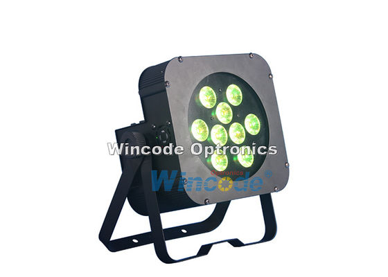 Un buon prezzo. Luce da palco a batteria 4 in 1 9 × 10W con 25 angolazioni / dimensioni di lente da 42 mm in linea