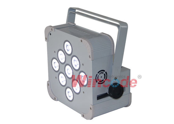 Un buon prezzo. RGB Three In One Battery Powered Stage Lights 9×6W Wireless Led Uplighting per la discoteca in linea