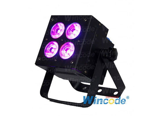 Un buon prezzo. 4×18W RGBLWA+UV 7 in 1 LED Par Light, LED Flat Par Light, LED Uplight per eventi di Dj di matrimonio in linea