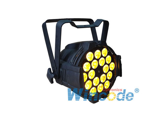 Un buon prezzo. 18×15W RGBWA 5 In 1 LED Par Light 16 Bit PWM Dimming 25° 45° 60° Lente opzionale in linea