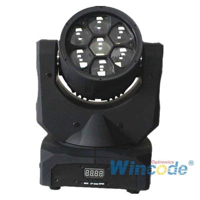 Un buon prezzo. Controllo intelligente LED Moving Head Light 7*10W 0-100% Dimmer lineare con 16 bit in linea