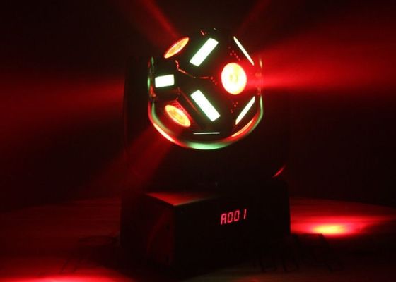 Un buon prezzo. 6 x 12 Watt LED RGBW Snake Eyes Mini Multi-beam LED Moving Head Disco Light For Party in linea