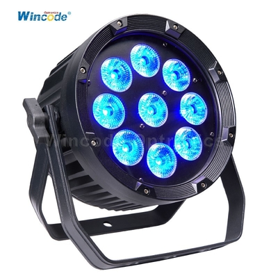 Un buon prezzo. Professionale senza fili LED Par Light con opzioni di lente 15-45° 9x18W RGBWA+UV 2.4G Transceiver in linea
