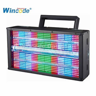 qualità 1000W IP65 resistente all'acqua LED Strobe Light Bianco fresco + RGB DMX512 fabbrica