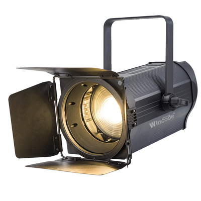 qualità 300W LED Fresnel Spotlight 3200K-5600K CRI95 DMX512 Controllo fabbrica